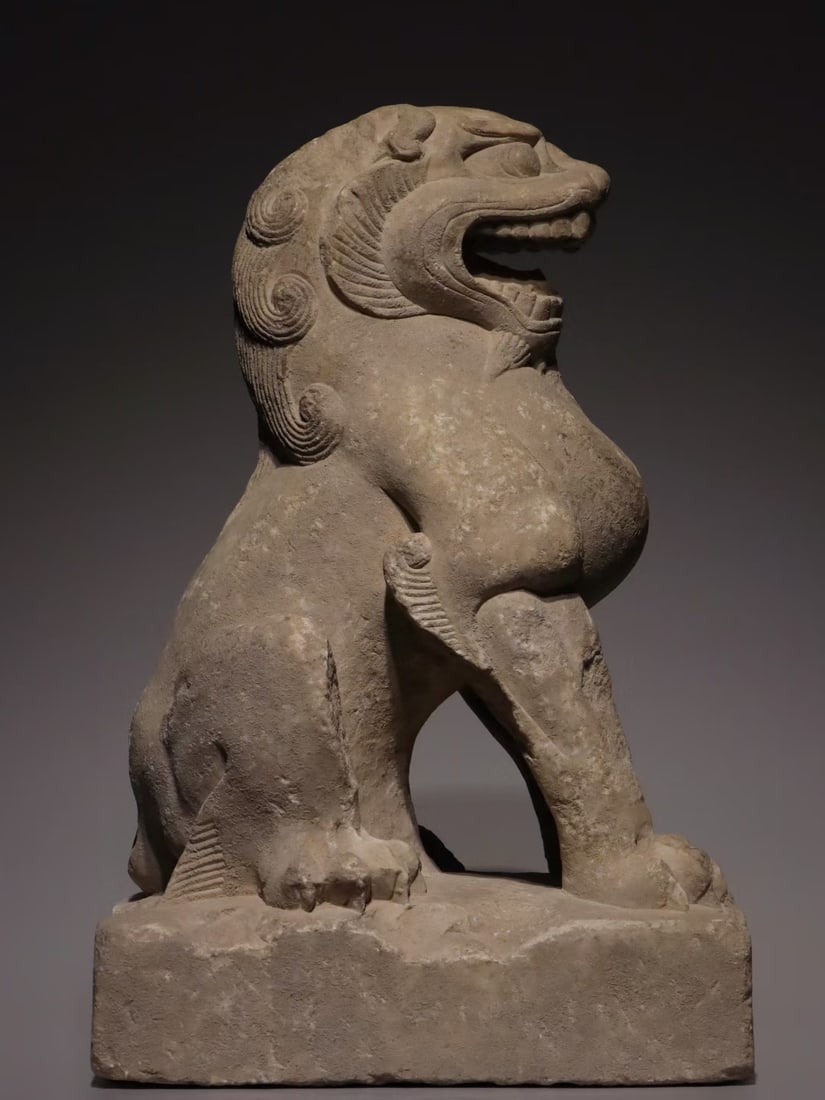 An Exquisite Marble Lion Ornament - 4