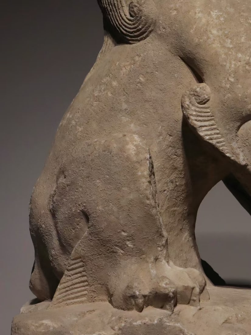 An Exquisite Marble Lion Ornament - 5
