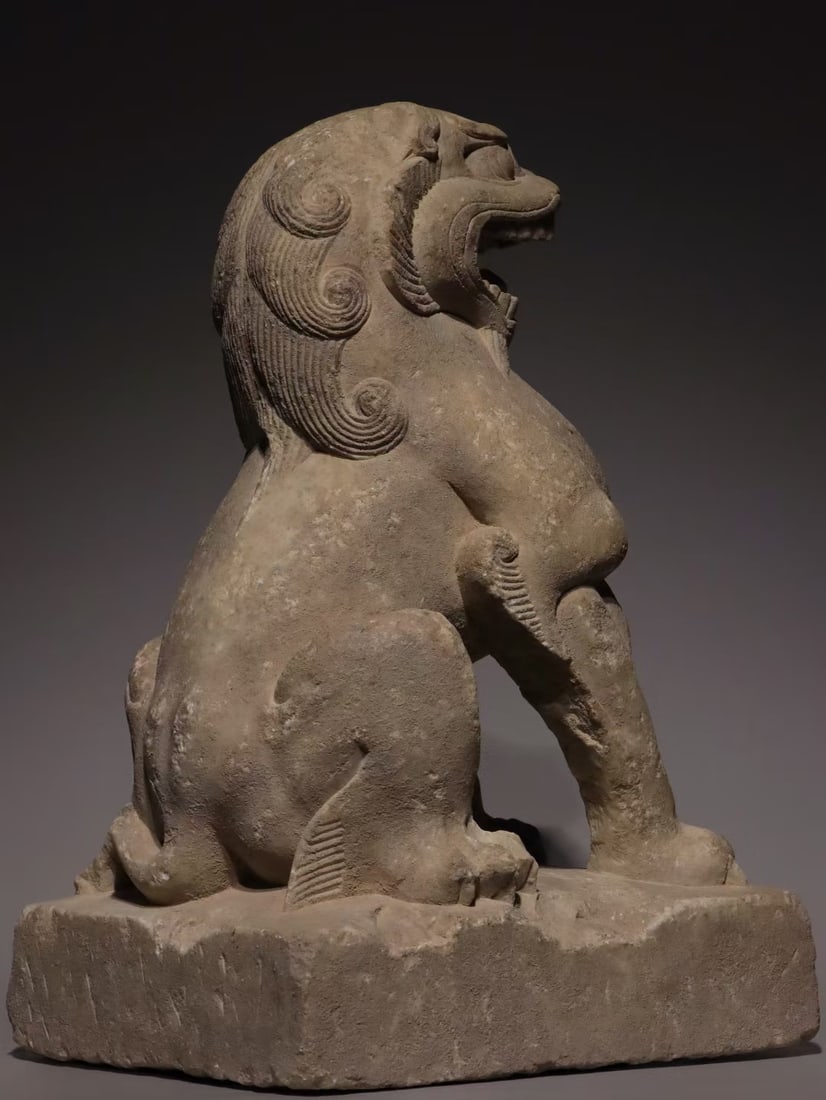 An Exquisite Marble Lion Ornament - 7