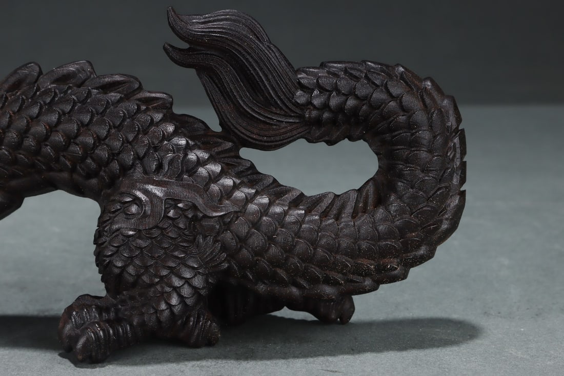 An Exquisite Eaglewood Dragon Ornament - 4