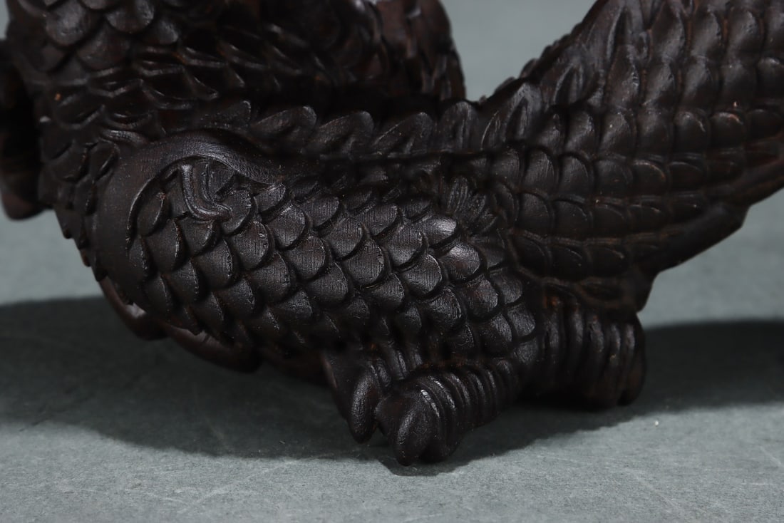 An Exquisite Eaglewood Dragon Ornament - 5
