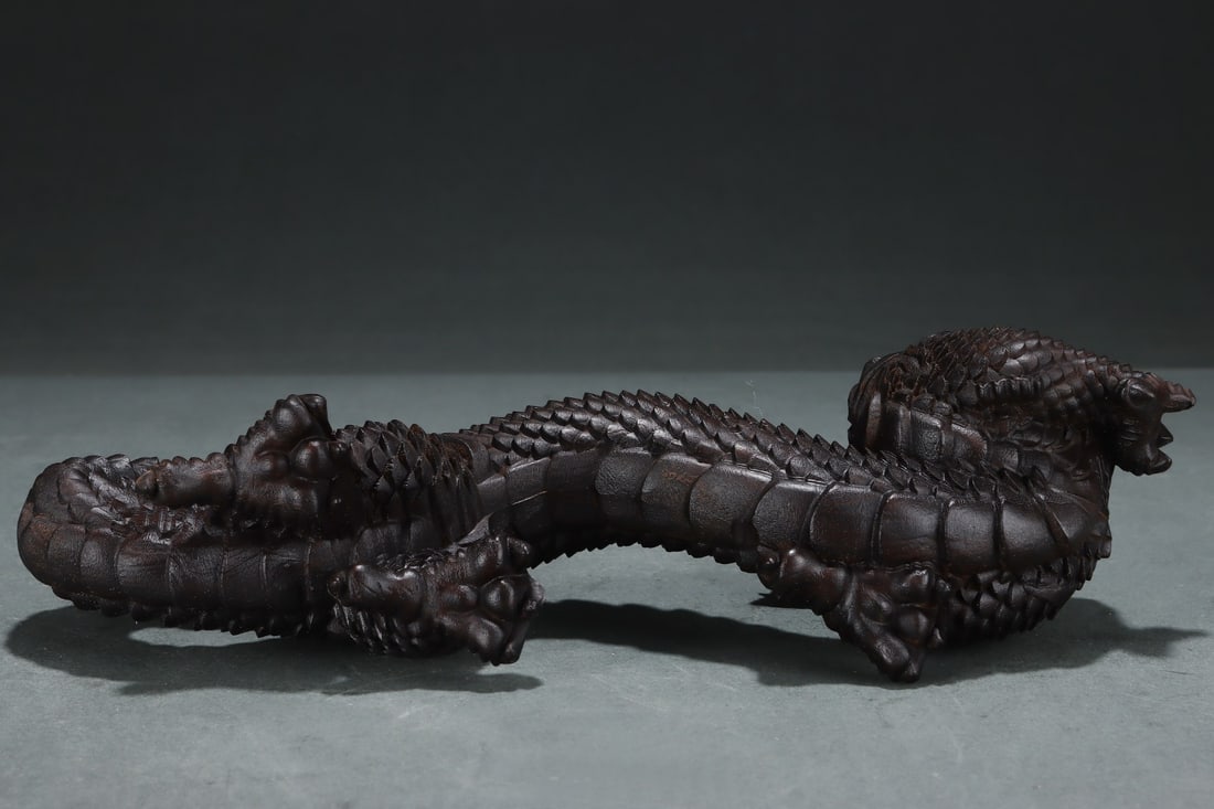 An Exquisite Eaglewood Dragon Ornament - 7