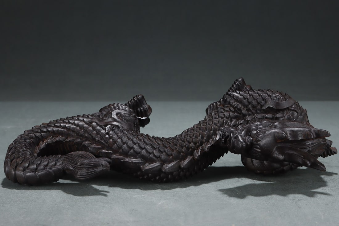 An Exquisite Eaglewood Dragon Ornament - 8