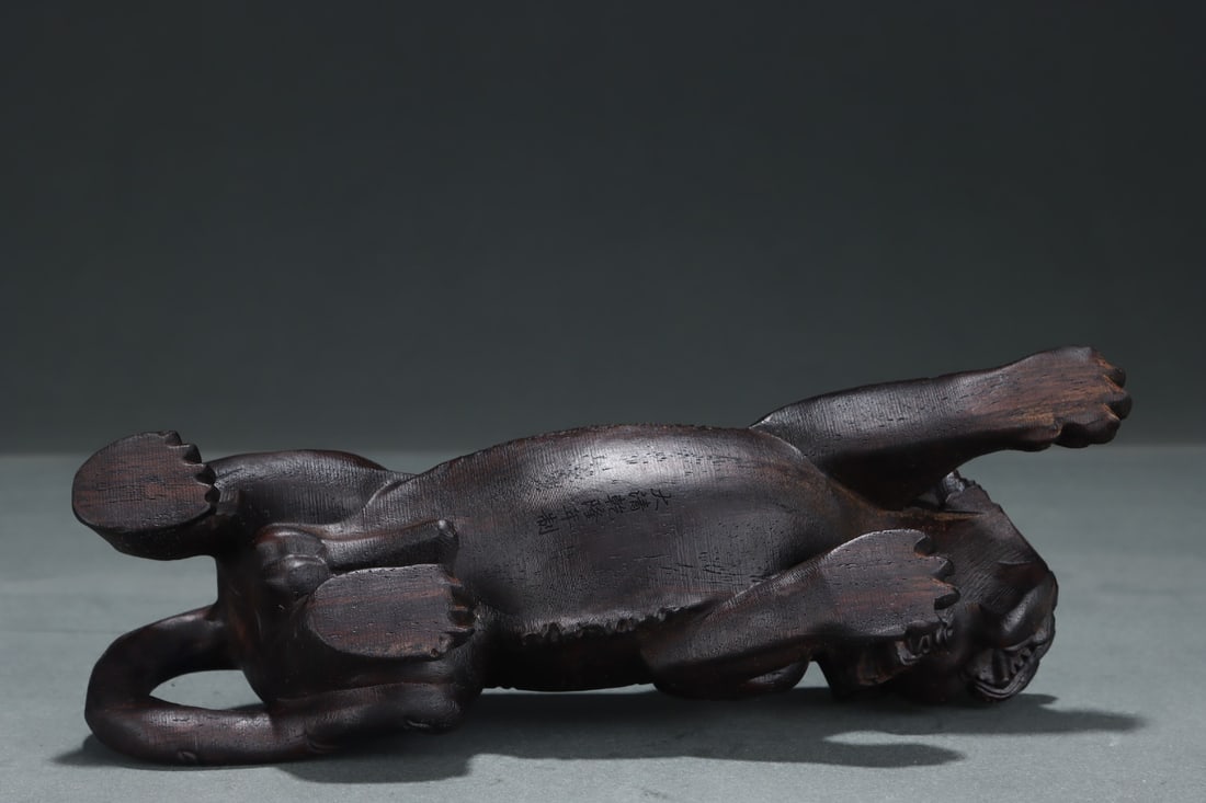An Exquisite Eaglewood Tiger Ornament - 8