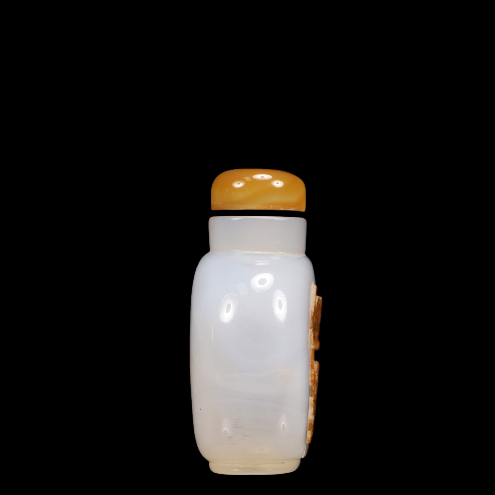 An Exquisite Agate Character and Story Pattern Snuff Bottle - 4