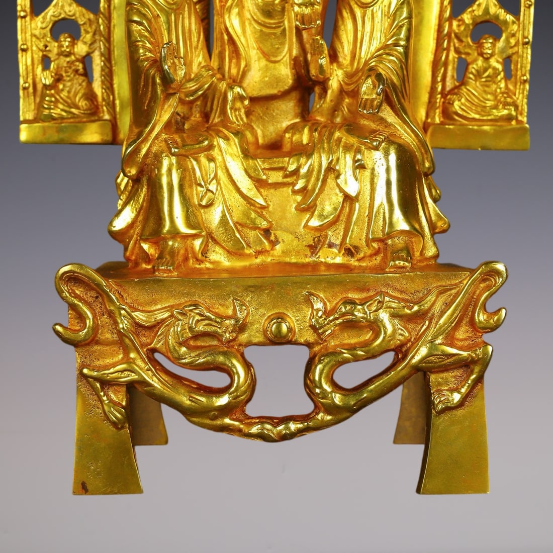 An Exquisite Gilt Bronze Buddha Statue - 4