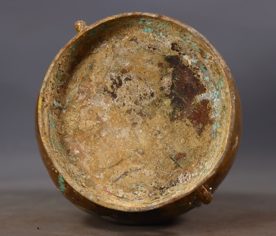 An Exquisite Gilt Bronze Beast-Face Pattern Jar - 9