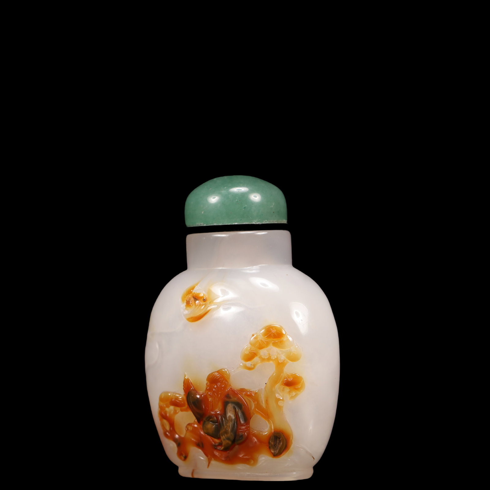 An Exquisite Agate Character and Story Pattern Snuff Bottle - 2