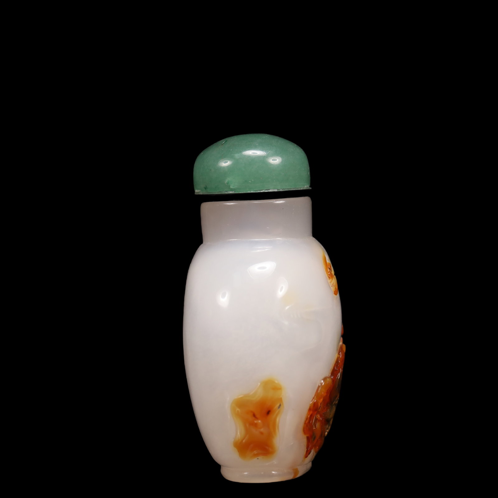 An Exquisite Agate Character and Story Pattern Snuff Bottle - 4