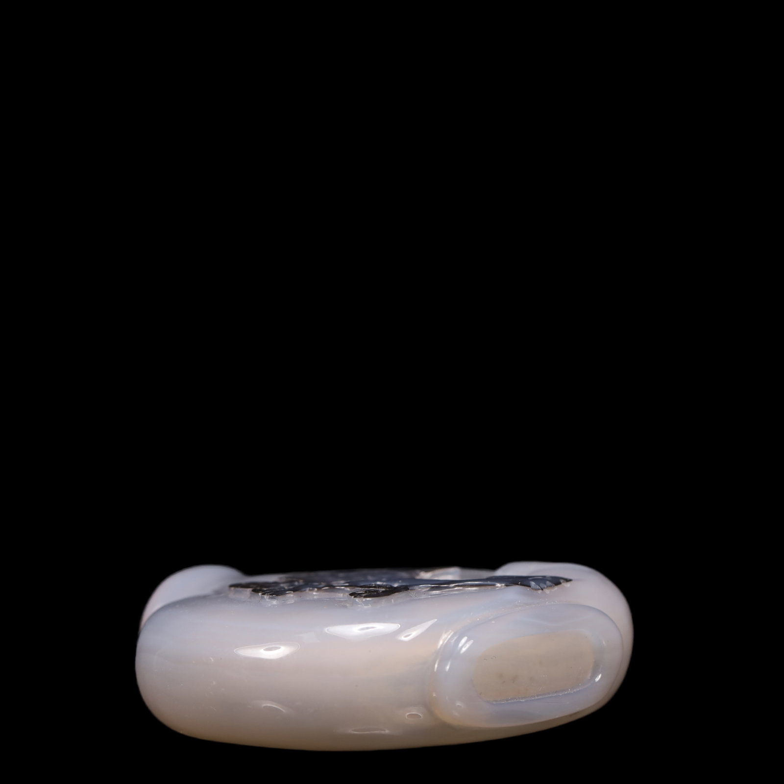 An Exquisite Agate Flower and Bird Pattern Snuff Bottle - 9