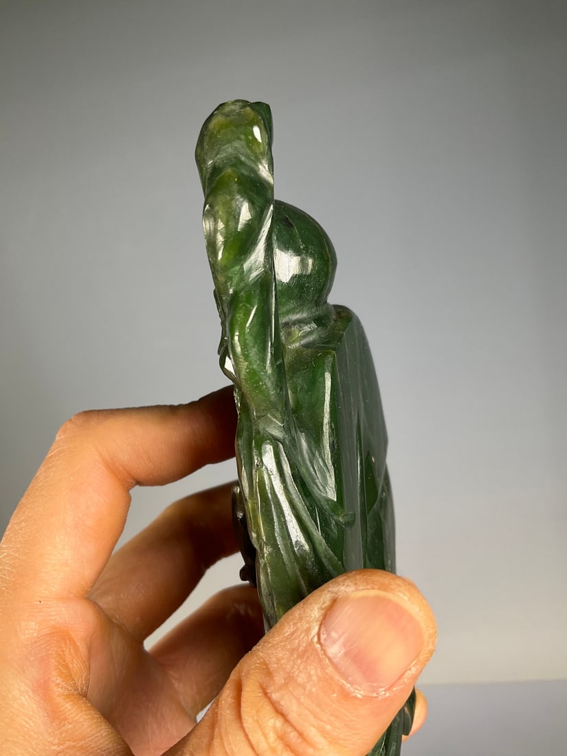An Exquisite Jasper Figure Ornament - 6