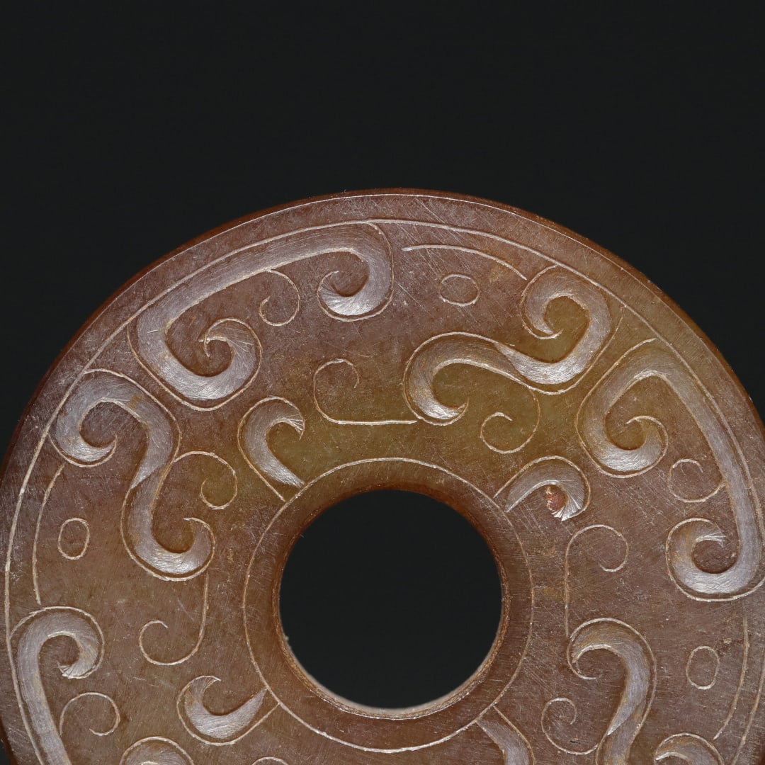 An Exquisite White Jade Dragon Pattern Pendant - 4