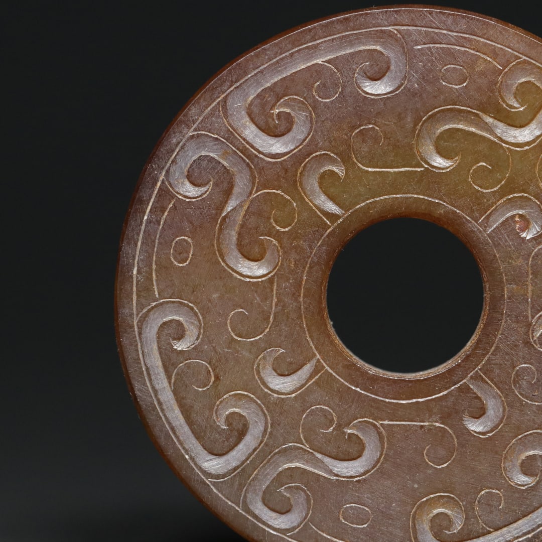 An Exquisite White Jade Dragon Pattern Pendant - 5