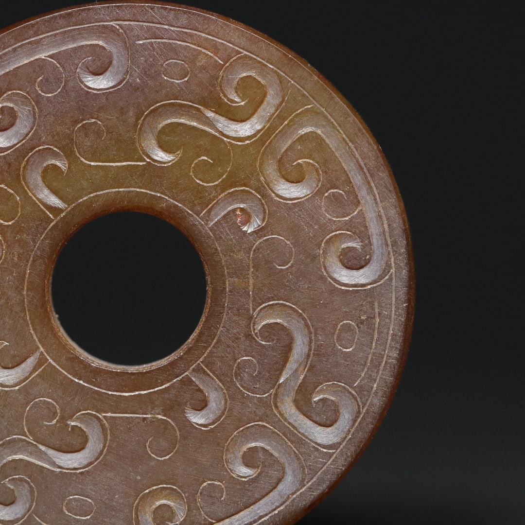 An Exquisite White Jade Dragon Pattern Pendant - 6