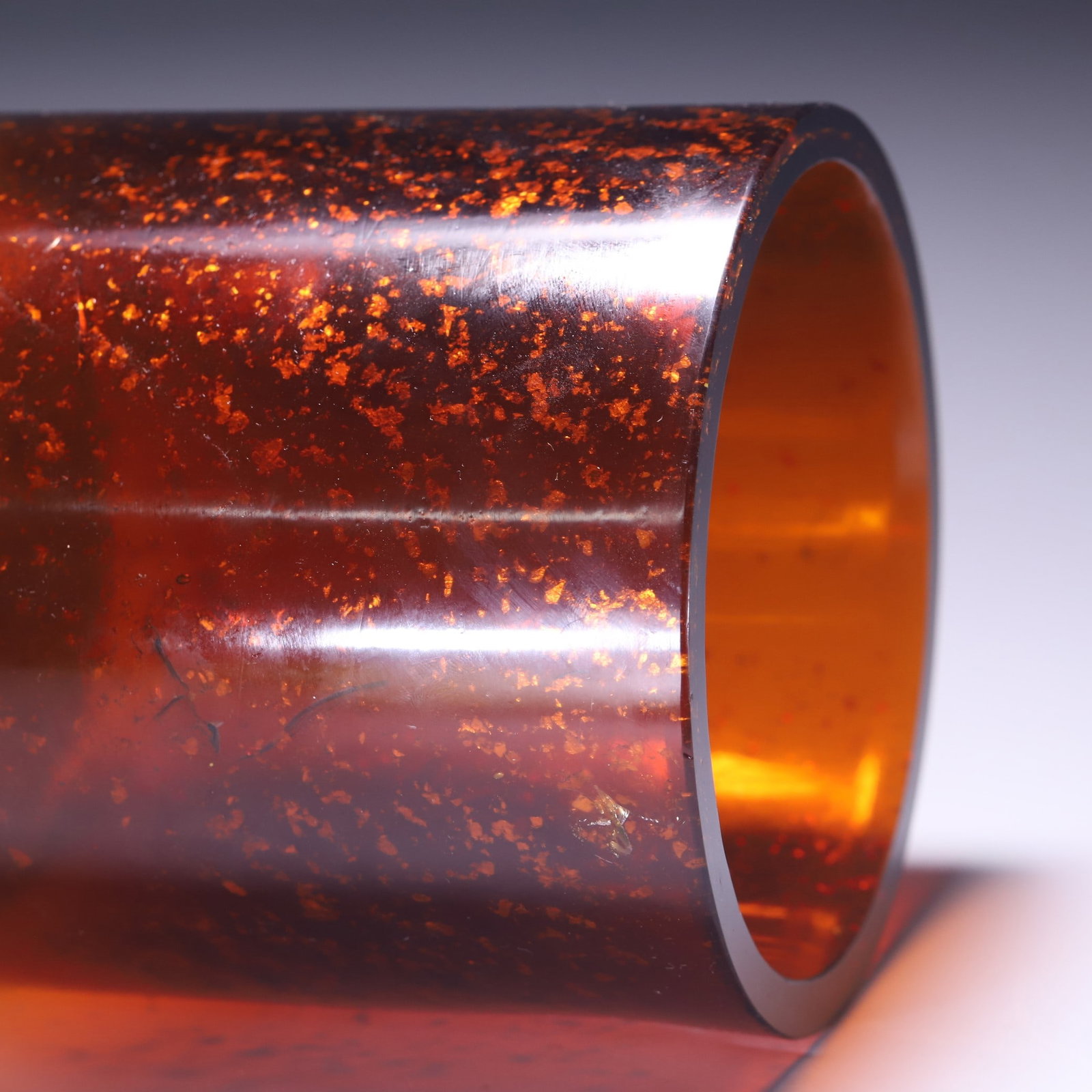 An Exquisite Glass Brush Pot - 9