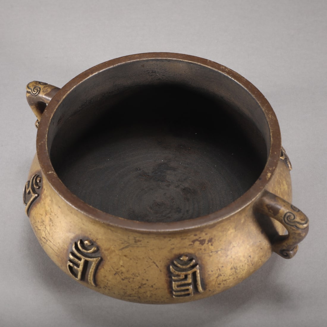 An Exquisite Bronze Double-Ears Censer - 6