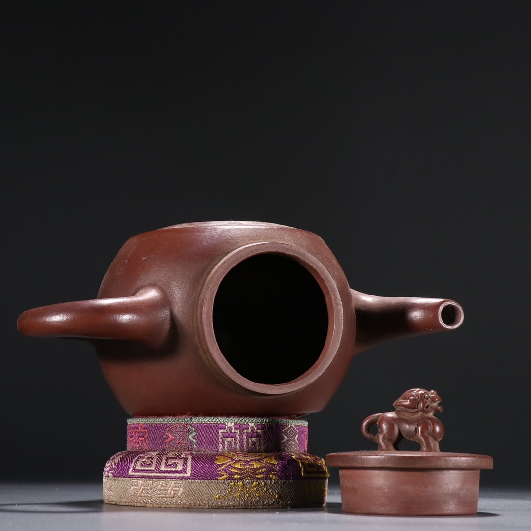An Exquisite Purple Sands Dragon Pattern Teapot - 8