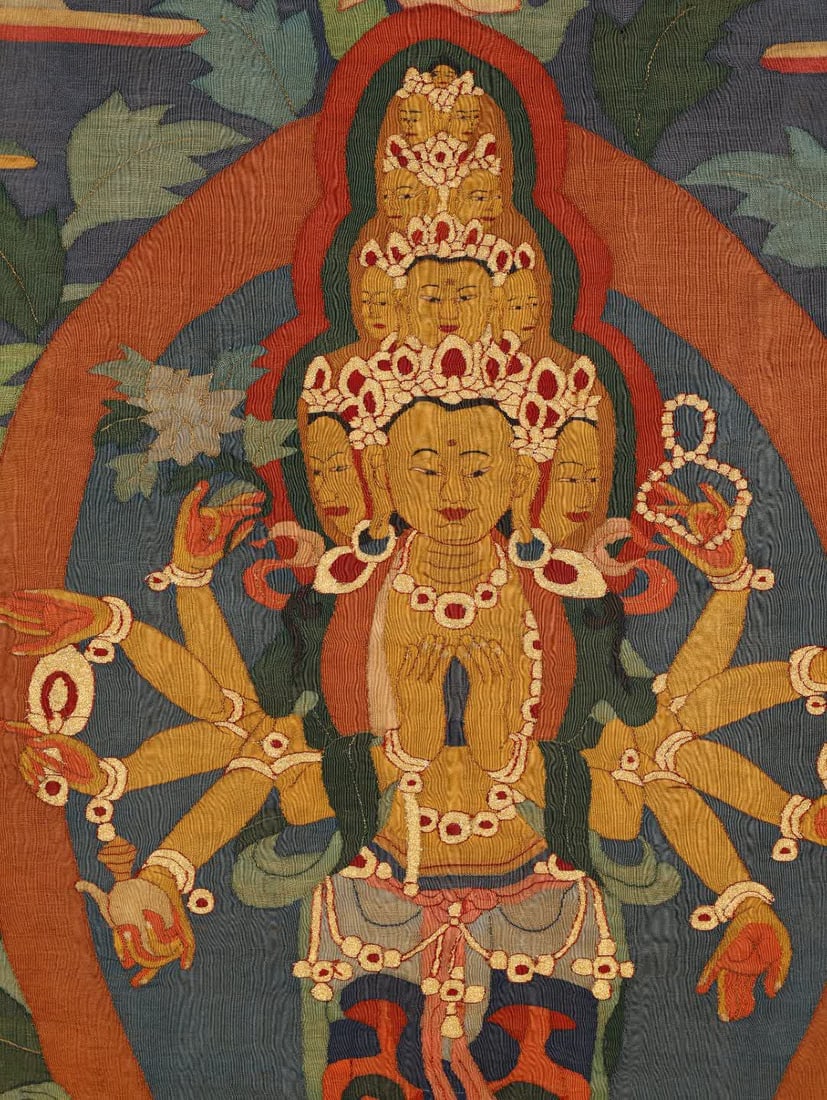A Qing Dynasty kesi thangka - 2