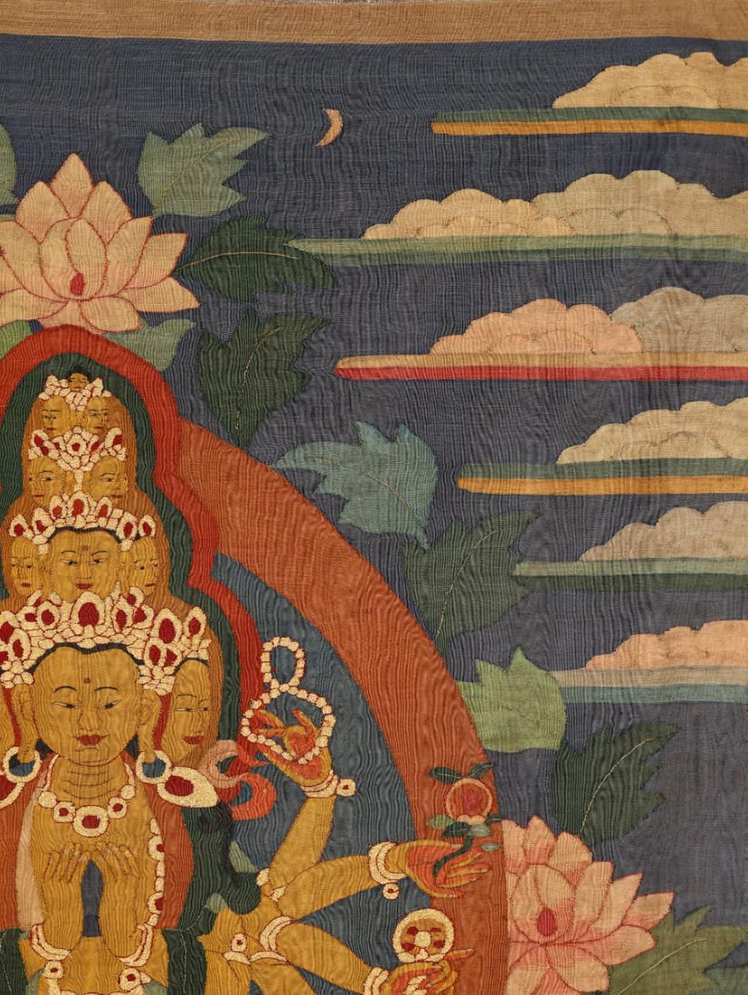 A Qing Dynasty kesi thangka - 3