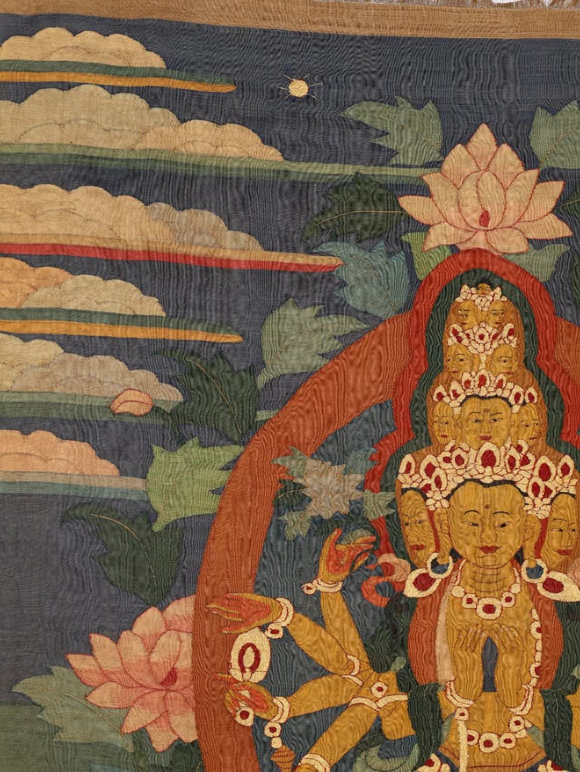 A Qing Dynasty kesi thangka - 4