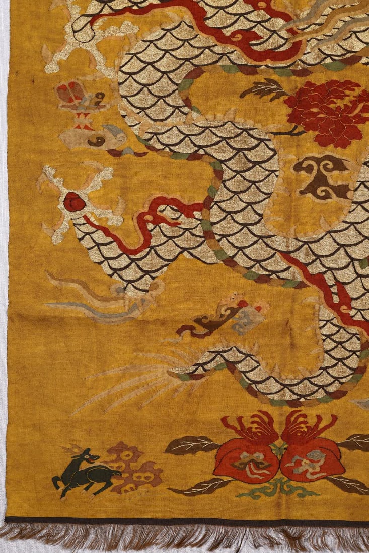 A Qing Dynasty kesi dragon-pattern embroidery piece - 7