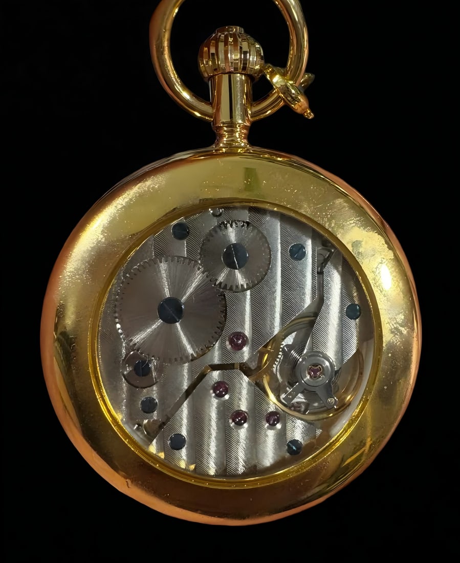 A Vetti open-face pocket watch - 7