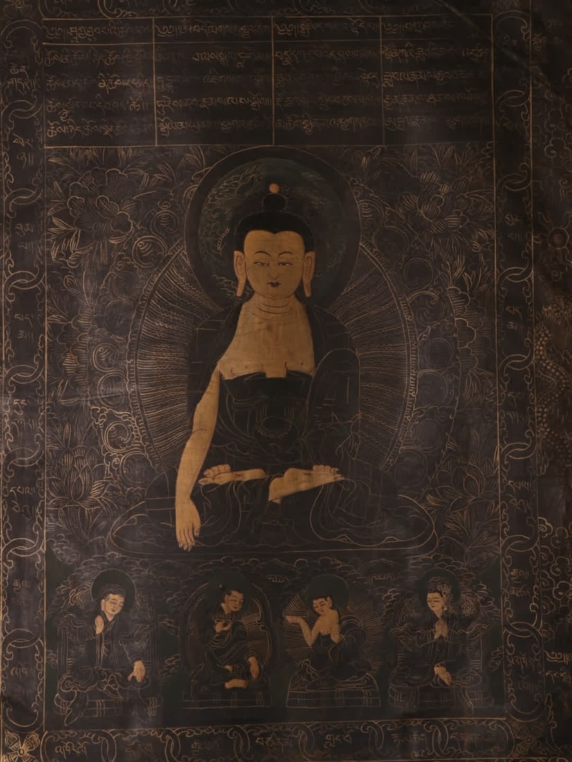 A Shakyamuni Thangka - 8
