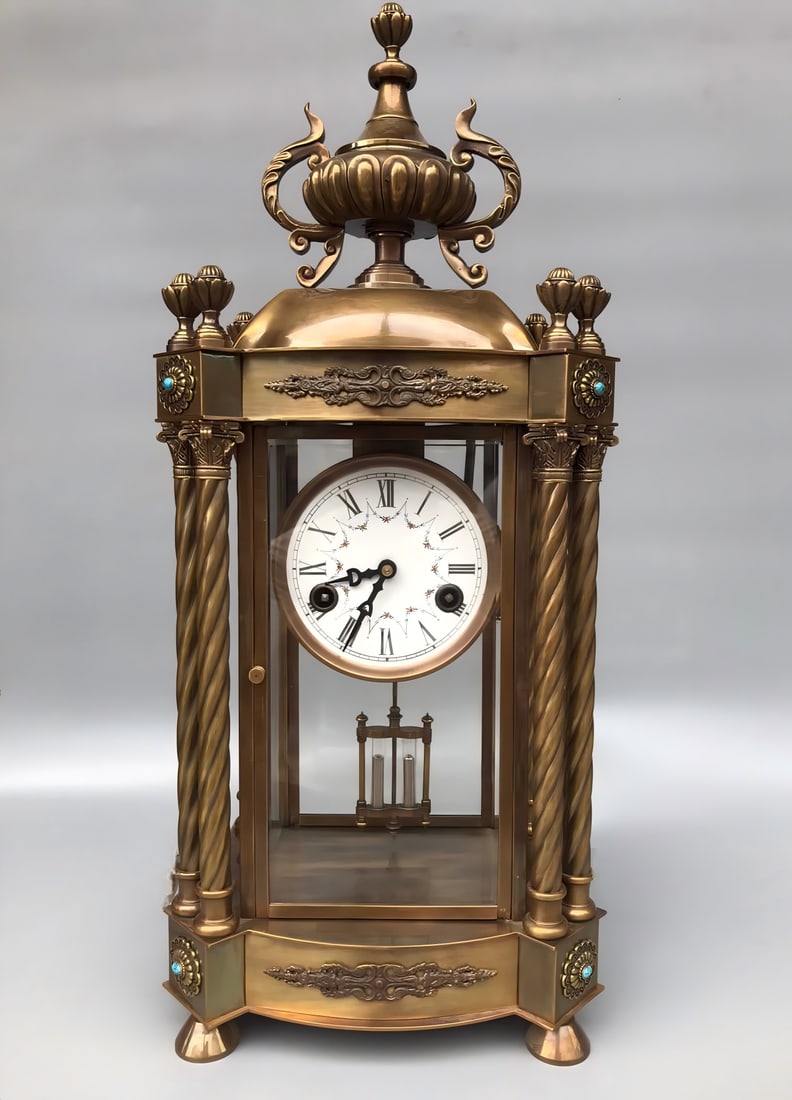 A late Qing European mechanical clock (1 of 9)