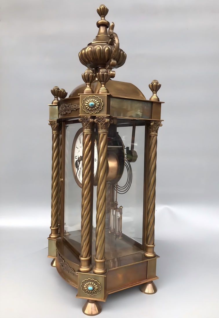 A late Qing European mechanical clock - 6