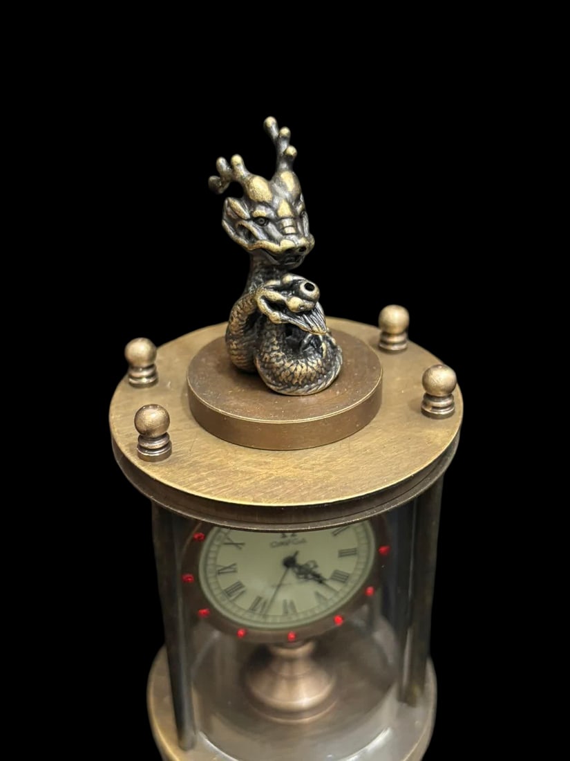 A late Qing dynasty bronze mantel clock - 3