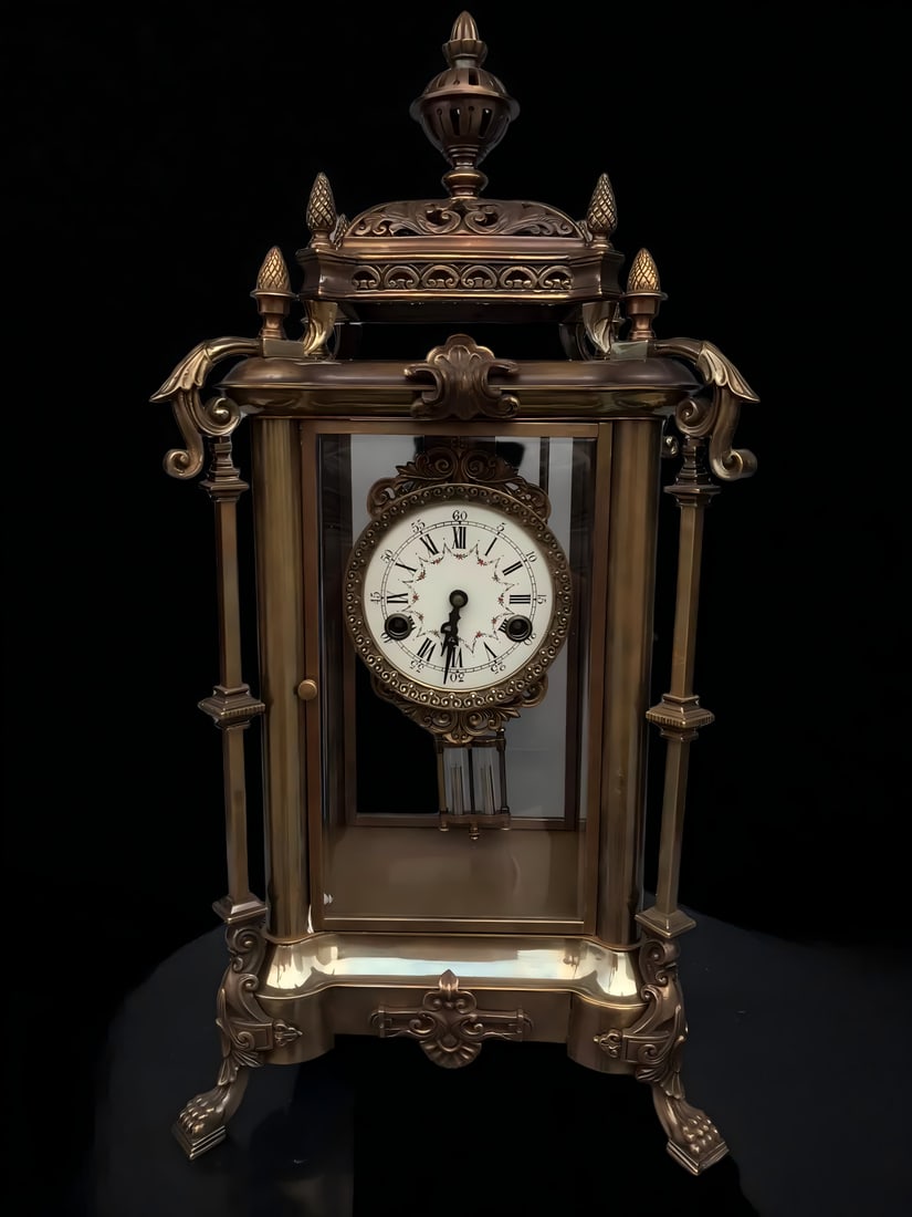 A late Qing European mechanical clock (1 of 9)