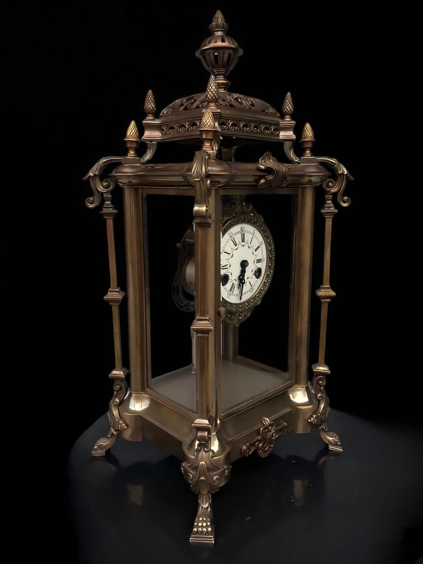 A late Qing European mechanical clock - 6