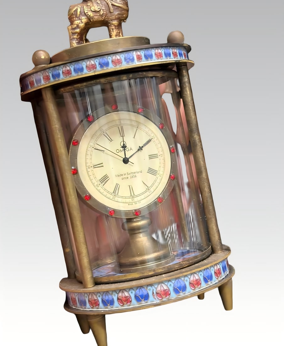 A late Qing dynasty cloisonne hand clock - 3
