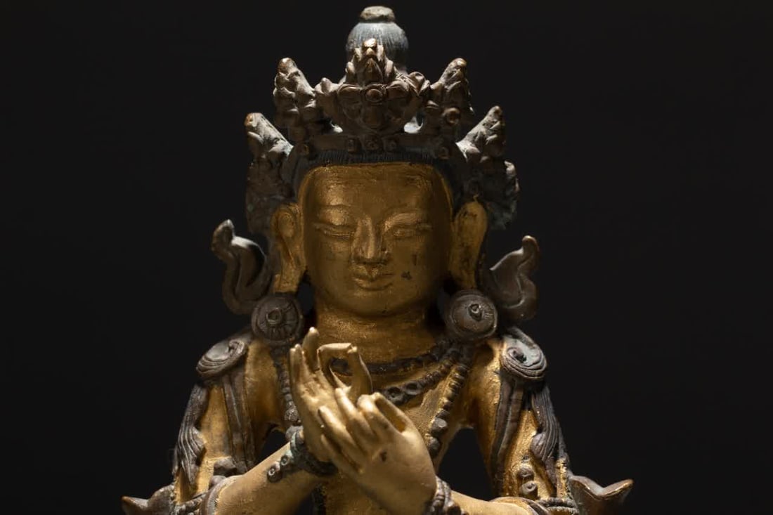 One Ming Dynasty bronze Buddha - 2