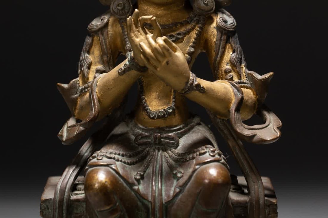 One Ming Dynasty bronze Buddha - 3
