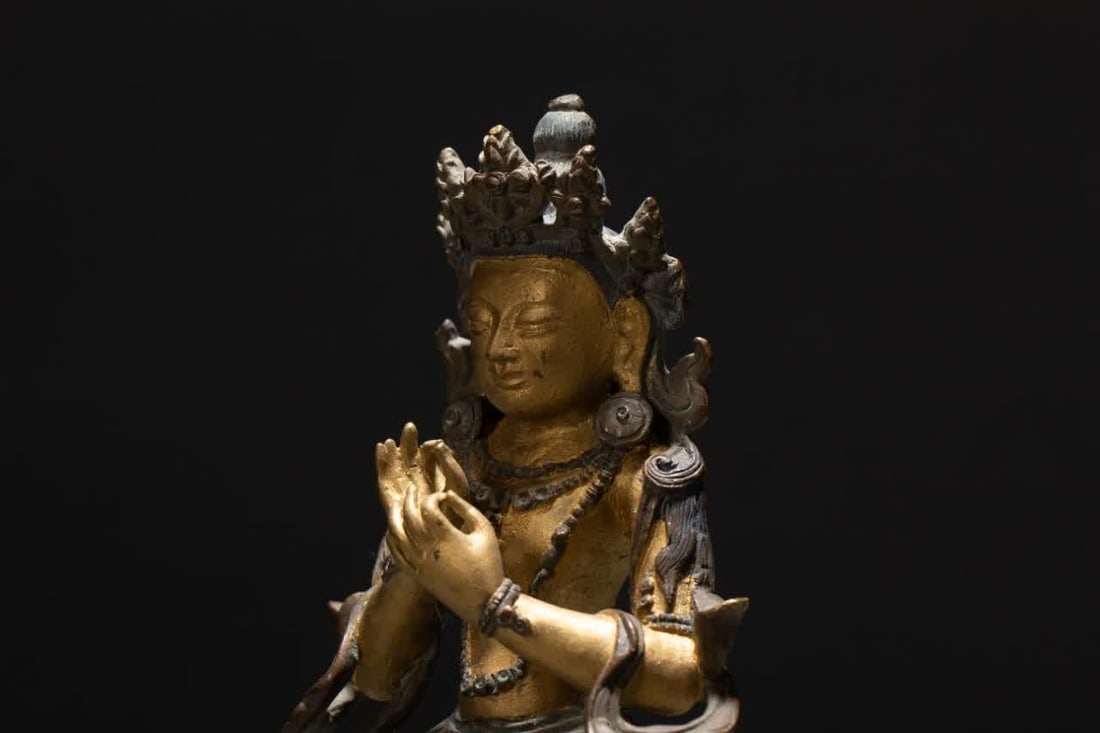 One Ming Dynasty bronze Buddha - 5