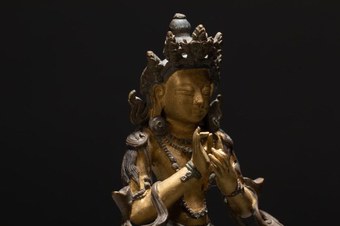 One Ming Dynasty bronze Buddha - 6