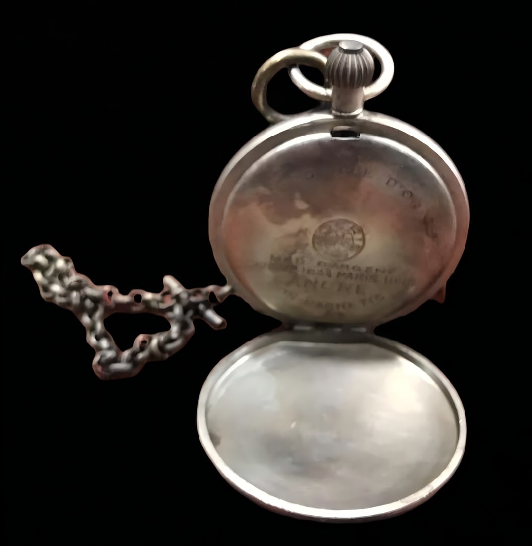 A late Qing mechanical pocket watch - 5