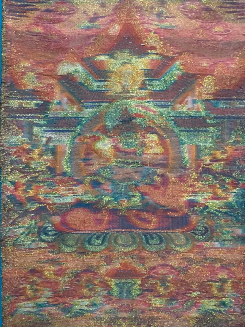 A Tibetan treasure king thangka - 9
