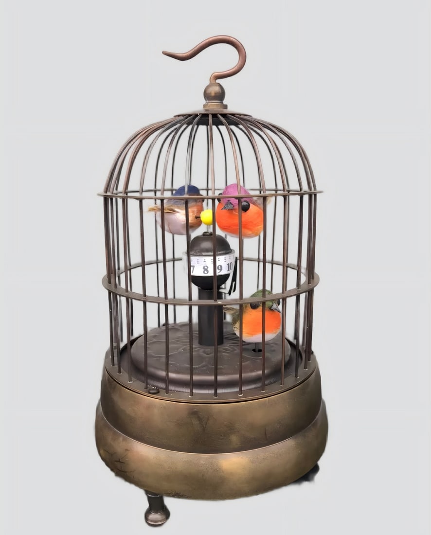 A late Qing glass birdcage - 4