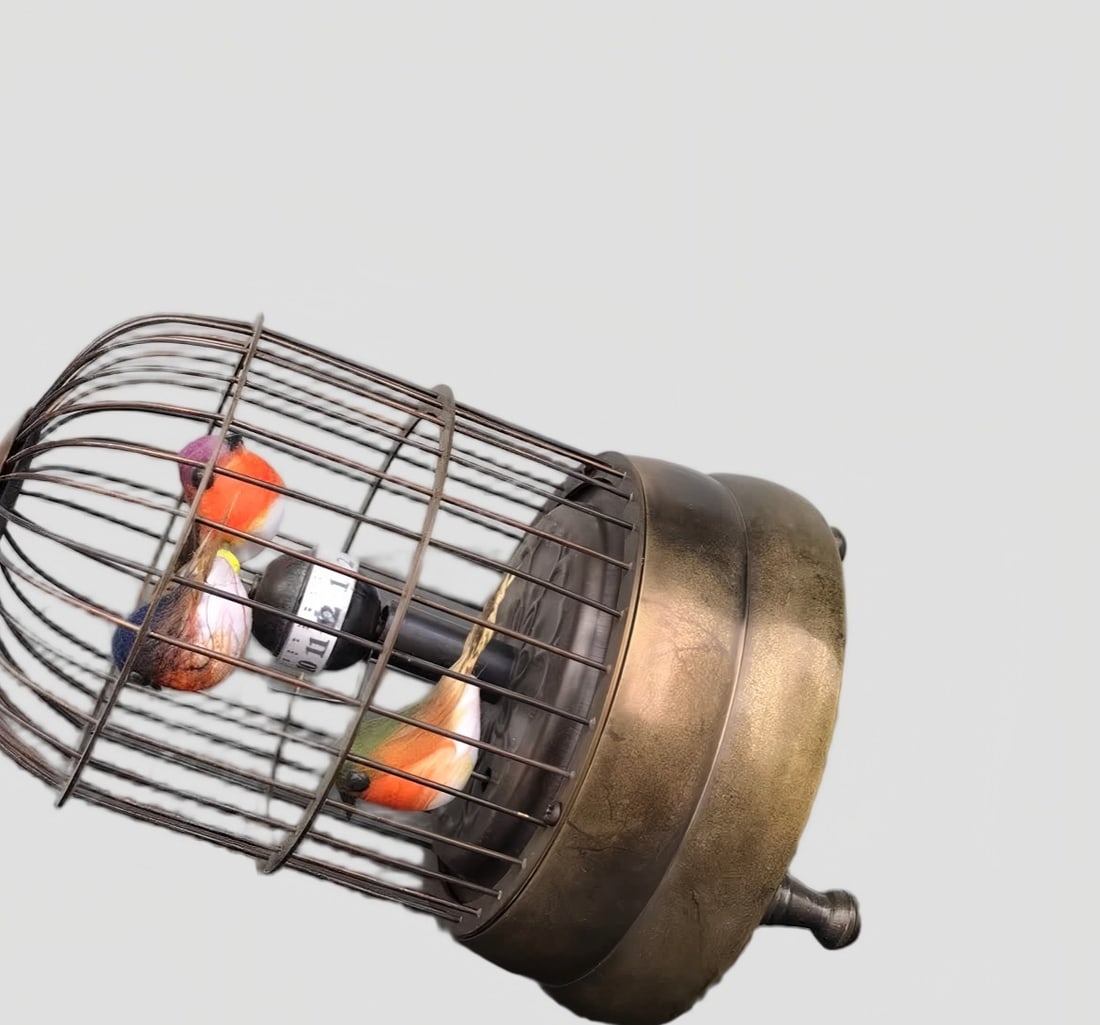 A late Qing glass birdcage - 7