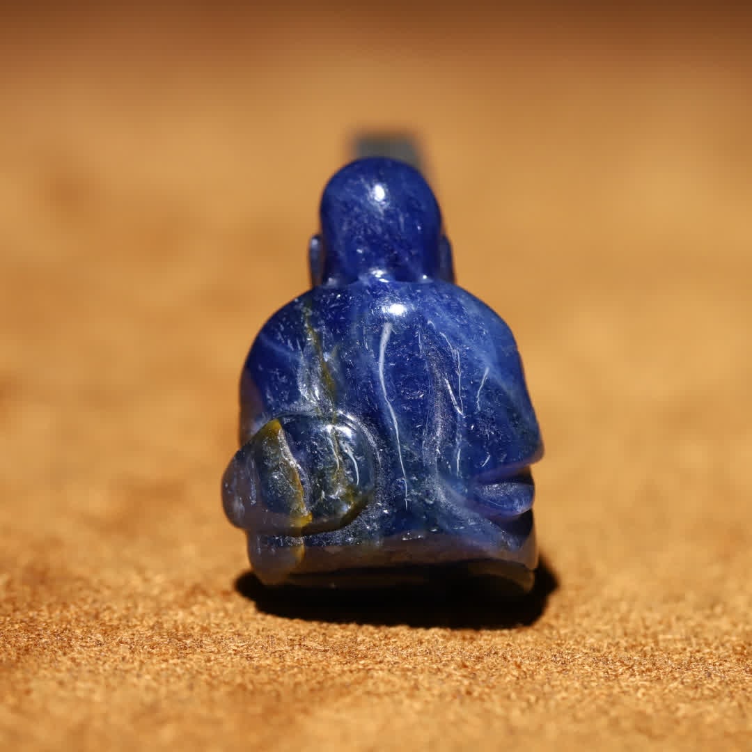 A sapphire personal Buddha carving - 6