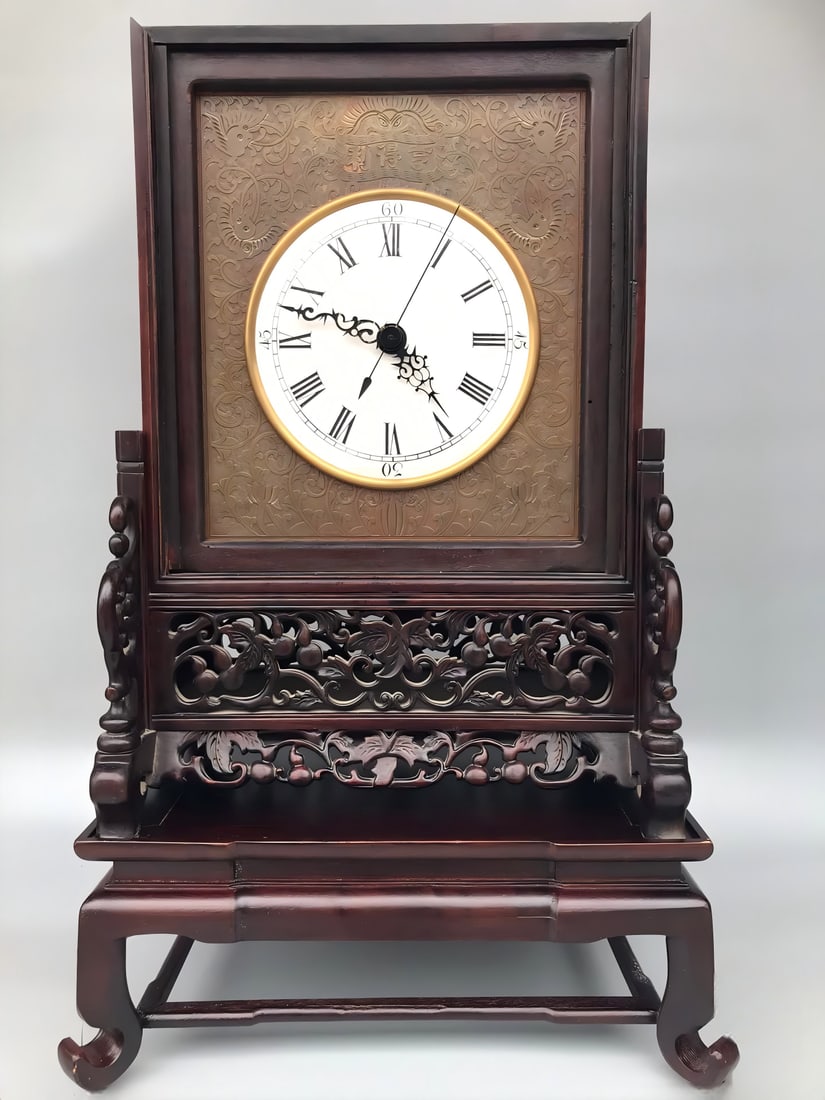 A late Qing dynasty old Hendeli pendulum clock - 6