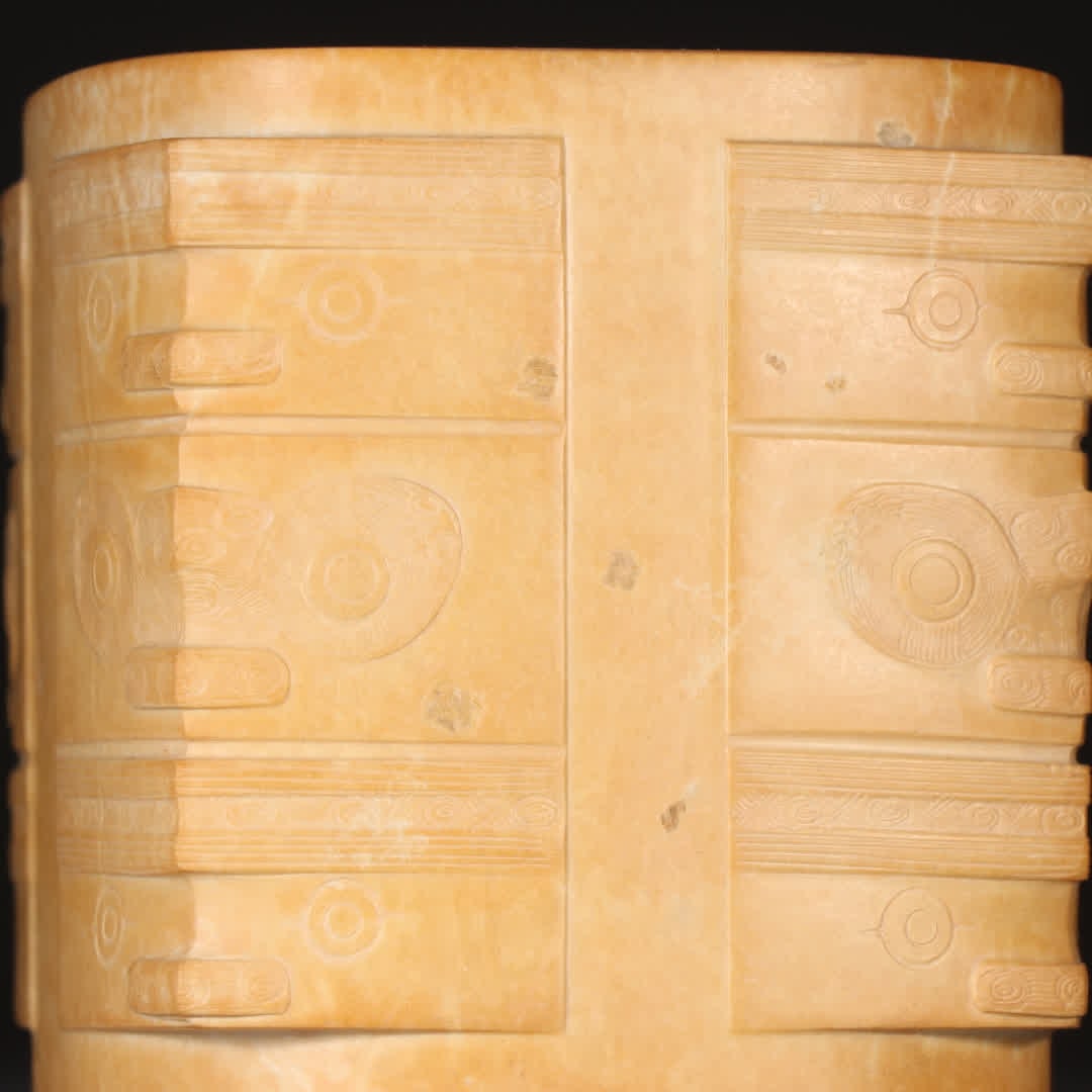 A Han Dynasty ancient jade cong - 2