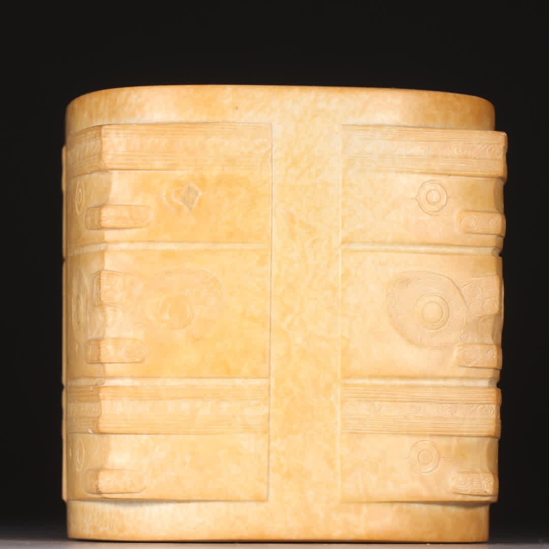 A Han Dynasty ancient jade cong - 5