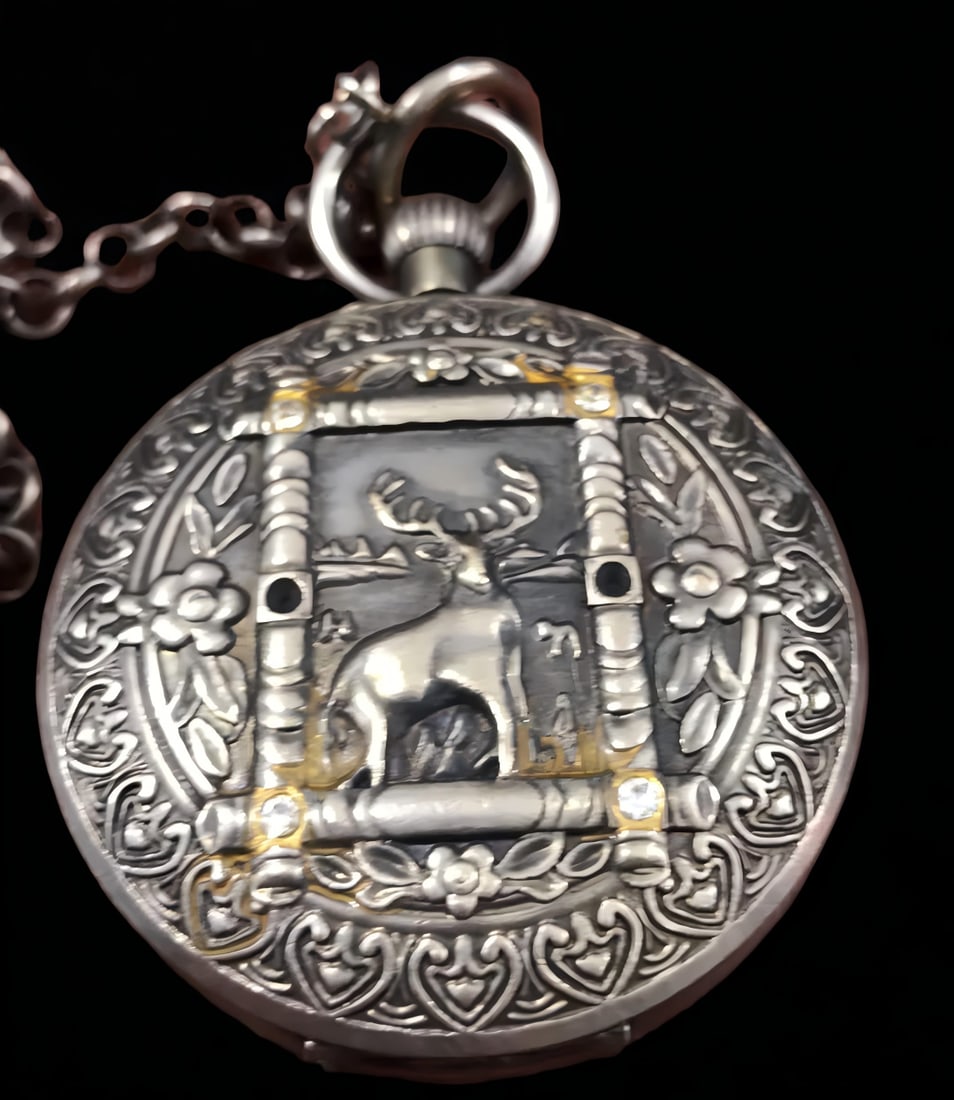 A late Qing mechanical pocket watch - 3