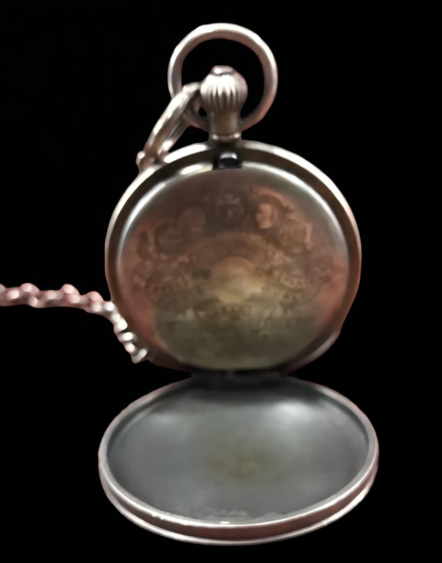A late Qing mechanical pocket watch - 6