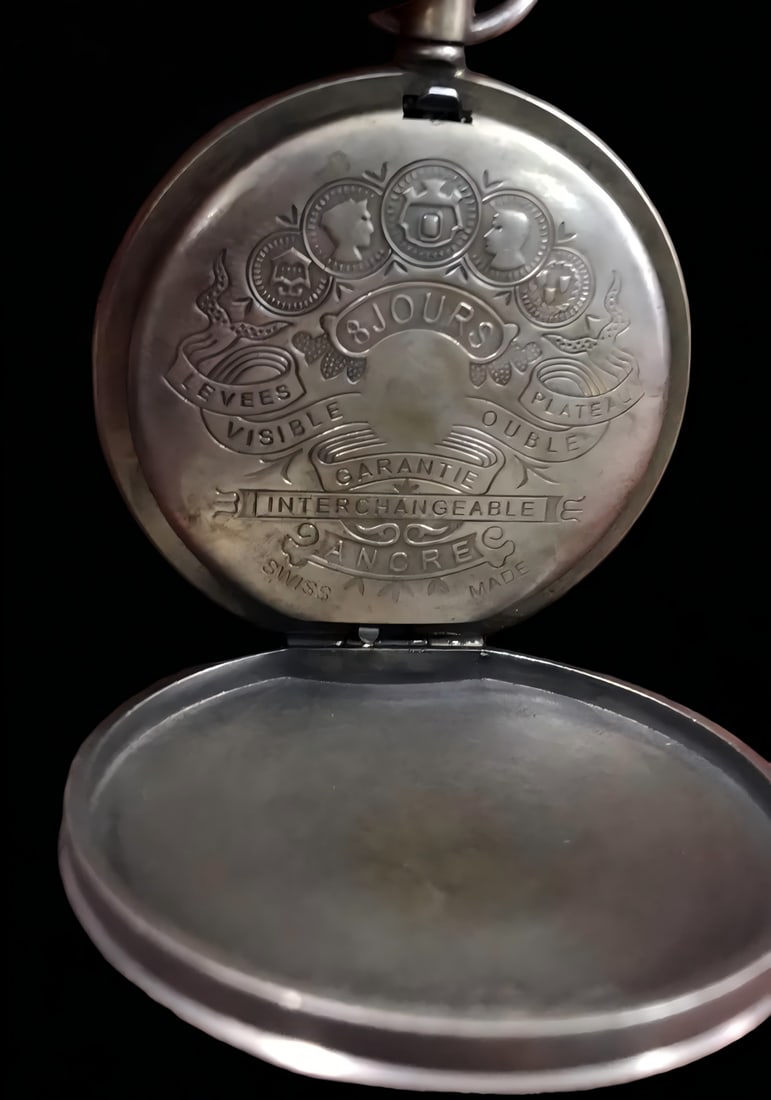 A late Qing mechanical pocket watch - 7
