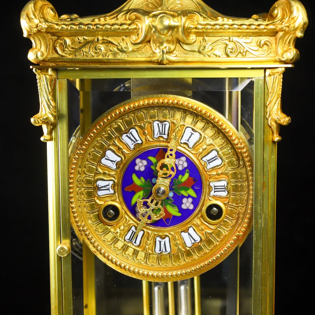 An 18th-century gilded enamel Siming bell - 3