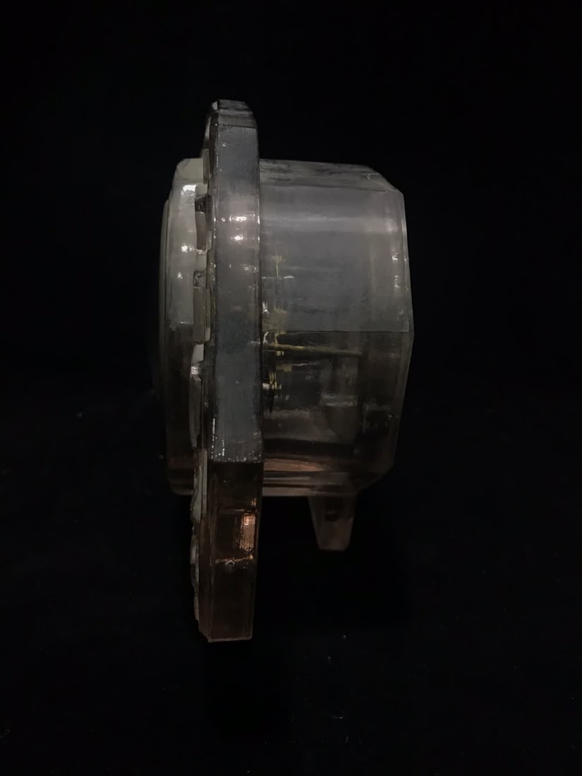A late Qing Japanese leather case clock - 2